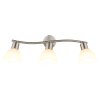 Globo lighting Malte ceiling light matt nickel, 3-light sources
