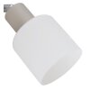 Globo lighting Trent chrome, sand-coloured, 1-light source