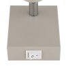 Globo lighting Trent chrome, sand-coloured, 1-light source
