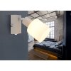 Globo lighting Trent chrome, sand-coloured, 1-light source