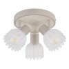 Globo lighting Planta ceiling light Wood like finish, sand-coloured, 3-light sources
