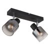 Globo lighting Jack ceiling light black, 2-light sources