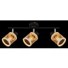 Globo lighting Mali ceiling light black, 3-light sources