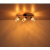 Globo lighting Mali ceiling light black, 3-light sources