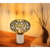 Globo lighting Dorthy table lamp stone appearance, 1-light source