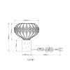 Globo lighting Dorthy table lamp stone appearance, 1-light source