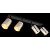 Globo lighting Alonso ceiling light black, 4-light sources