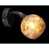 Globo lighting Frosta wall light, wall spotlight chrome, black, 1-light source