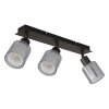 Globo lighting Villegas ceiling light black, 3-light sources