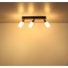Globo lighting Villegas ceiling light black, 3-light sources