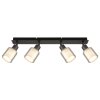 Globo lighting Villegas ceiling light black, 4-light sources