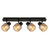 Globo lighting Tom ceiling light black, 4-light sources