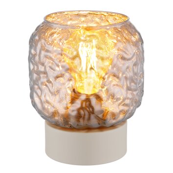 Globo lighting Antonio table lamp beige, 1-light source