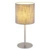 Globo lighting Benson table lamp matt nickel, 1-light source