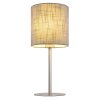 Globo lighting Benson table lamp matt nickel, 1-light source