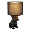 Globo lighting Dogo table lamp black, 1-light source