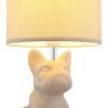 Globo lighting Dogo table lamp sand-coloured, 1-light source