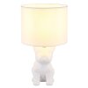 Globo lighting Dogo table lamp white, 1-light source