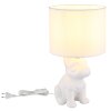 Globo lighting Dogo table lamp white, 1-light source