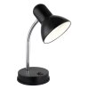 Globo lighting Basic table lamp chrome, black, 1-light source