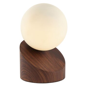 Globo lighting Alisa table lamp Dark wood, Ecru, 1-light source