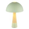 NOWA lighting Paulin table lamp green, stone appearance, 1-light source