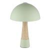 NOWA lighting Paulin table lamp green, stone appearance, 1-light source