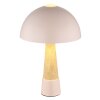 NOWA lighting Paulin table lamp champagne, stone appearance, 1-light source