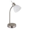 Globo lighting Malte table lamp matt nickel, 1-light source