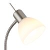 Globo lighting Malte table lamp matt nickel, 1-light source