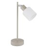 Globo lighting Trent table lamp chrome, sand-coloured, 1-light source