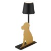Globo lighting Furri table lamp LED gold, black, 1-light source