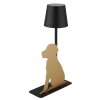 Globo lighting Furri table lamp LED gold, black, 1-light source