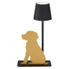 Globo lighting Furri table lamp LED gold, black, 1-light source