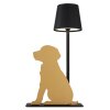 Globo lighting Furri table lamp LED gold, black, 1-light source