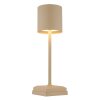 Globo lighting Dixon table lamp LED sand-coloured, 1-light source