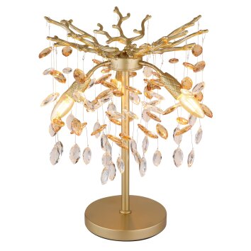 Globo lighting Queena table lamp gold, 3-light sources