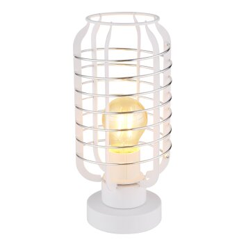 Globo lighting Nesa table lamp white, 1-light source