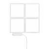 Globo lighting Fourlights wall light LED white, 4-light sources, Remote control