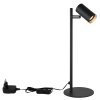 Globo lighting Este table lamp LED chrome, black, 1-light source