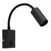 Globo lighting Este wall light LED chrome, black, 1-light source