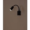 Globo lighting Este wall light LED chrome, black, 1-light source