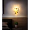 Globo lighting Elinor wall light gold, 3-light sources