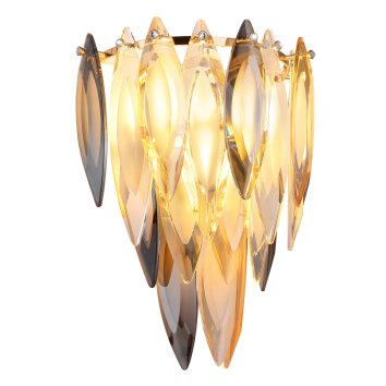 Globo lighting Elinor wall light gold, 3-light sources