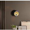 Globo lighting Odonell wall light LED anthracite, Ecru, black, 1-light source