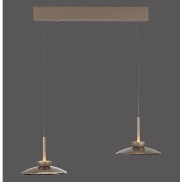 Paul Neuhaus lights Moon pendant light LED bronze, 4-light sources