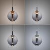 Paul Neuhaus lights Infinity pendant light LED grey, 1-light source, Remote control