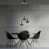 Paul Neuhaus lights E-Infinity pendant light LED grey, 3-light sources, Remote control