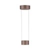 Paul Neuhaus lights Clipse pendant light LED bronze, 2-light sources, Remote control
