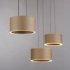 Paul Neuhaus lights Clipse pendant light LED bronze, 6-light sources, Remote control